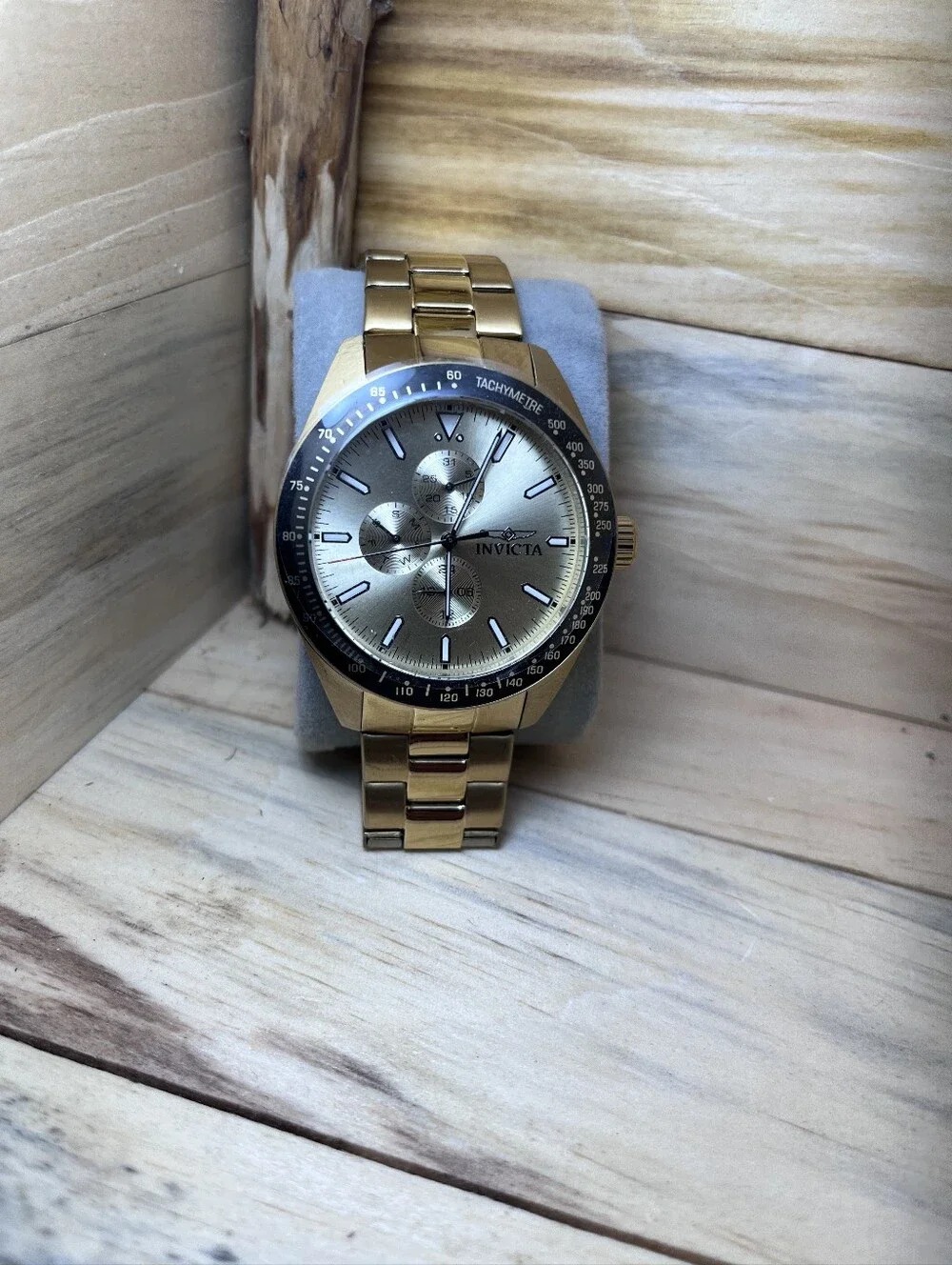 Invicta Men’s Aviator Chronograph Gold-Tone Watch